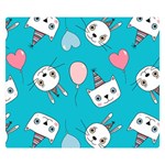 Birtay Cats Bunnies, Koteto Premium Plush Fleece Blanket (Small)