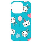 Birtay Cats Bunnies, Koteto iPhone 14 Pro Black UV Print Case