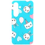 Birtay Cats Bunnies, Koteto Samsung Galaxy S24 6.2 Inch Black TPU UV Case