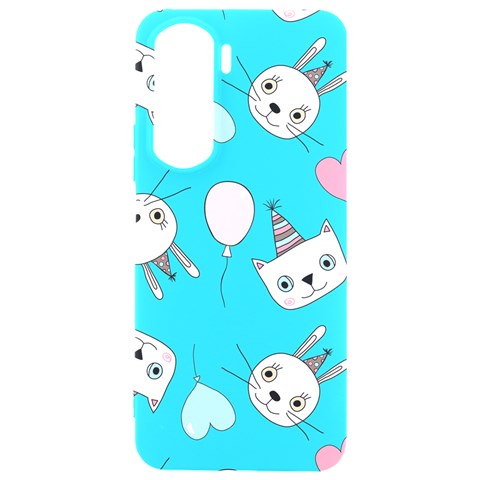 Birtay Cats Bunnies, Koteto Samsung Galaxy S24 Plus 6.7 Inch Black TPU UV Case from ArtsNow.com Front