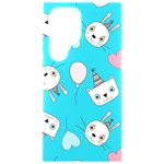 Birtay Cats Bunnies, Koteto Samsung Galaxy S24 Ultra 6.9 Inch Black TPU UV Case