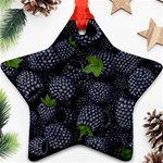 Blackberry Fruit, Fruit Ornament (Star)