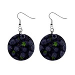 Blackberry Fruit, Fruit Mini Button Earrings