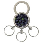 Blackberry Fruit, Fruit 3-Ring Key Chain