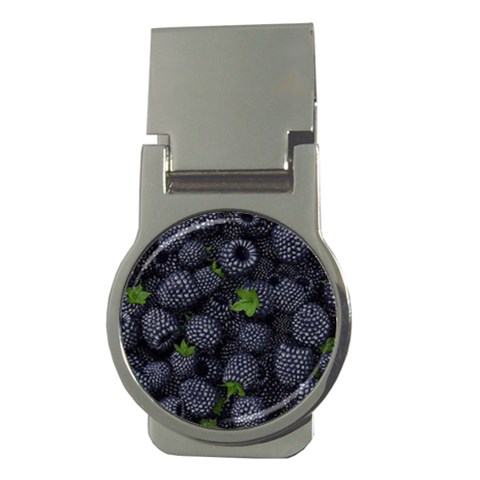 Blackberry Fruit, Fruit Money Clips (Round)  from ArtsNow.com Front