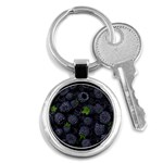 Blackberry Fruit, Fruit Key Chain (Round)