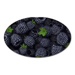 Blackberry Fruit, Fruit Oval Magnet