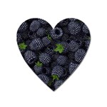 Blackberry Fruit, Fruit Heart Magnet