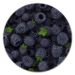 Blackberry Fruit, Fruit Magnet 5  (Round)