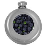 Blackberry Fruit, Fruit Round Hip Flask (5 oz)