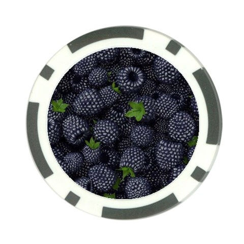 Blackberry Fruit, Fruit Poker Chip Card Guard from ArtsNow.com Back