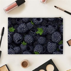 Blackberry Fruit, Fruit Cosmetic Bag (Large) from ArtsNow.com Back