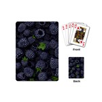 Blackberry Fruit, Fruit Playing Cards Single Design (Mini)