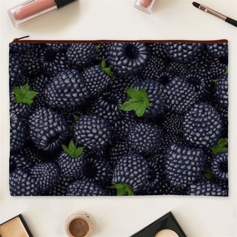 Blackberry Fruit, Fruit Cosmetic Bag (XXXL) from ArtsNow.com Front