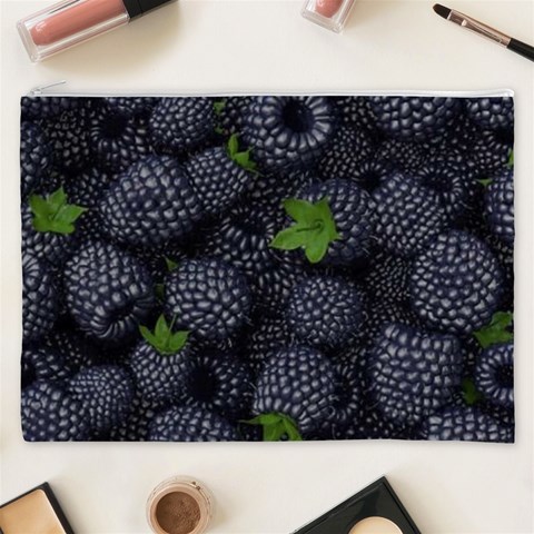 Blackberry Fruit, Fruit Cosmetic Bag (XXXL) from ArtsNow.com Front