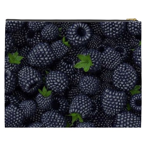 Blackberry Fruit, Fruit Cosmetic Bag (XXXL) from ArtsNow.com Back