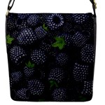 Blackberry Fruit, Fruit Flap Closure Messenger Bag (S)