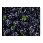 Blackberry Fruit, Fruit Two Sides Fleece Blanket (Small)