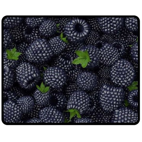 Blackberry Fruit, Fruit Two Sides Fleece Blanket (Medium) from ArtsNow.com 58.8 x47.4  Blanket Front