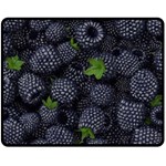 Blackberry Fruit, Fruit Two Sides Fleece Blanket (Medium)