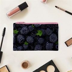 Blackberry Fruit, Fruit Cosmetic Bag (XS) from ArtsNow.com Front