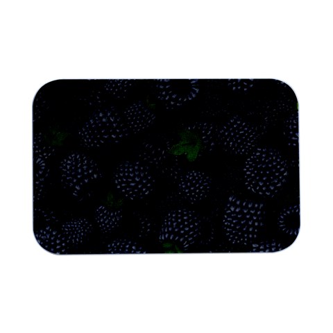 Blackberry Fruit, Fruit Open Lid Metal Box (Silver)   from ArtsNow.com Front