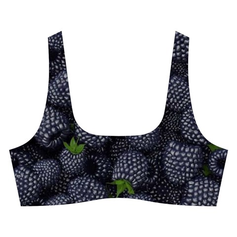 Blackberry Fruit, Fruit Cross Back Hipster Bikini Set from ArtsNow.com Front