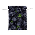 Blackberry Fruit, Fruit Lightweight Drawstring Pouch (S)