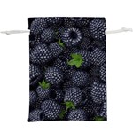 Blackberry Fruit, Fruit Lightweight Drawstring Pouch (XL)