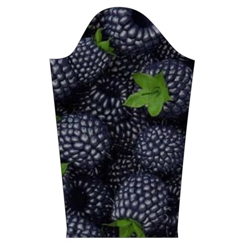 Blackberry Fruit, Fruit Kids  Long Sleeve Velvet Lounge Robe from ArtsNow.com Sleeve Left