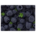 Blackberry Fruit, Fruit Premium Plush Fleece Blanket (Extra Small)