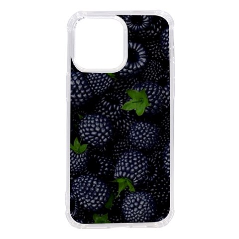 Blackberry Fruit, Fruit iPhone 14 Pro Max TPU UV Print Case from ArtsNow.com Front