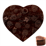 Blackberry Fruit, Fruit Heart Wood Jewelry Box