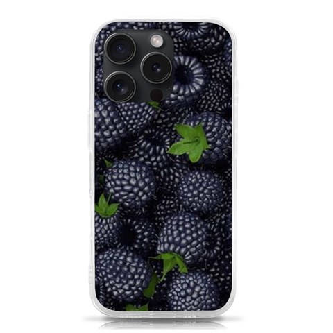 Blackberry Fruit, Fruit iPhone 15 Pro TPU UV Print Case from ArtsNow.com Front