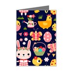 Bunny - Easter Pattern Mini Greeting Card