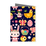 Bunny - Easter Pattern Mini Greeting Cards (Pkg of 8)