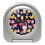 Bunny - Easter Pattern Travel Alarm Clock