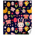 Bunny - Easter Pattern Canvas 8  x 10 