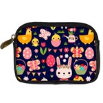 Bunny - Easter Pattern Digital Camera Leather Case