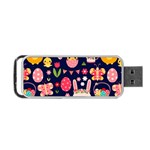 Bunny - Easter Pattern Portable USB Flash (One Side)