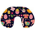 Bunny - Easter Pattern Travel Neck Pillow