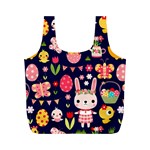 Bunny - Easter Pattern Full Print Recycle Bag (M)