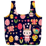 Bunny - Easter Pattern Full Print Recycle Bag (XL)