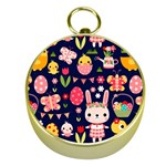 Bunny - Easter Pattern Gold Compasses