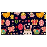 Bunny - Easter Pattern Banner and Sign 4  x 2 