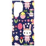 Bunny - Easter Pattern Samsung Galaxy S24 Ultra 6.9 Inch Black TPU UV Case