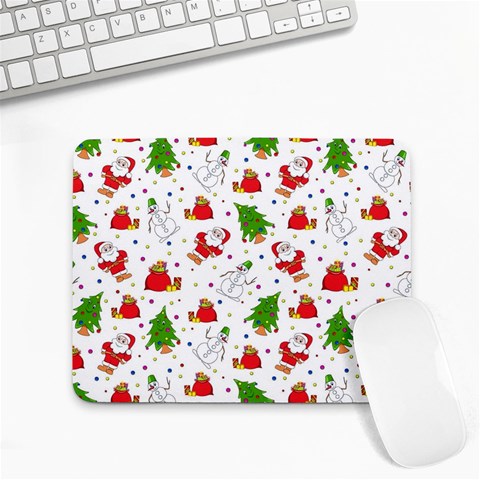 Christmas Pattern, Pattern, Christmas Small Mousepad from ArtsNow.com Front