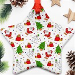 Christmas Pattern, Pattern, Christmas Ornament (Star)