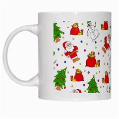 Christmas Pattern, Pattern, Christmas White Mug from ArtsNow.com Left