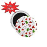 Christmas Pattern, Pattern, Christmas 1.75  Magnets (100 pack) 